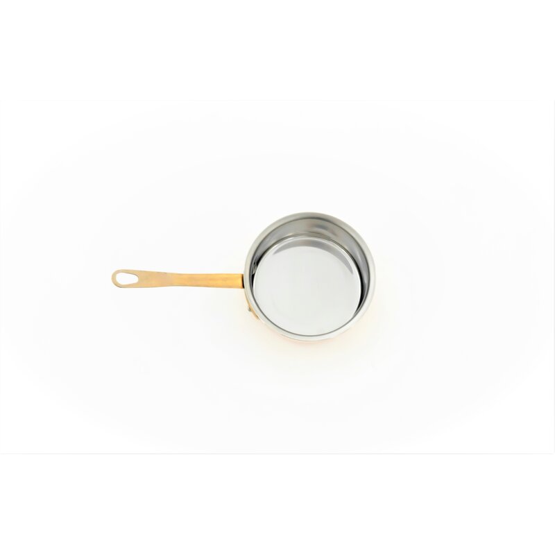 Premium Heavy Copper Sauce Pans Metal Kitchenware Set Elegant Durable Cookware Ideal For Home Hotel And Restaurant Use