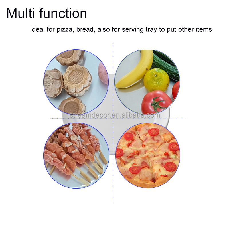 Bakery Tray Aluminum Metal Baking Tray Bread Cake Pan Round Pizza Tray Pizza Pan Loaf Pan