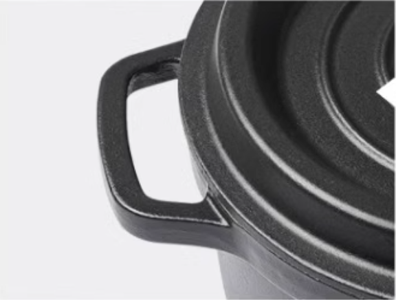 Classic Style 24Cm Enameled Cast Iron Cookware 9.5'' Cast Iron Dutch Oven Cast Iron Dutch Oven Set With Double Handle