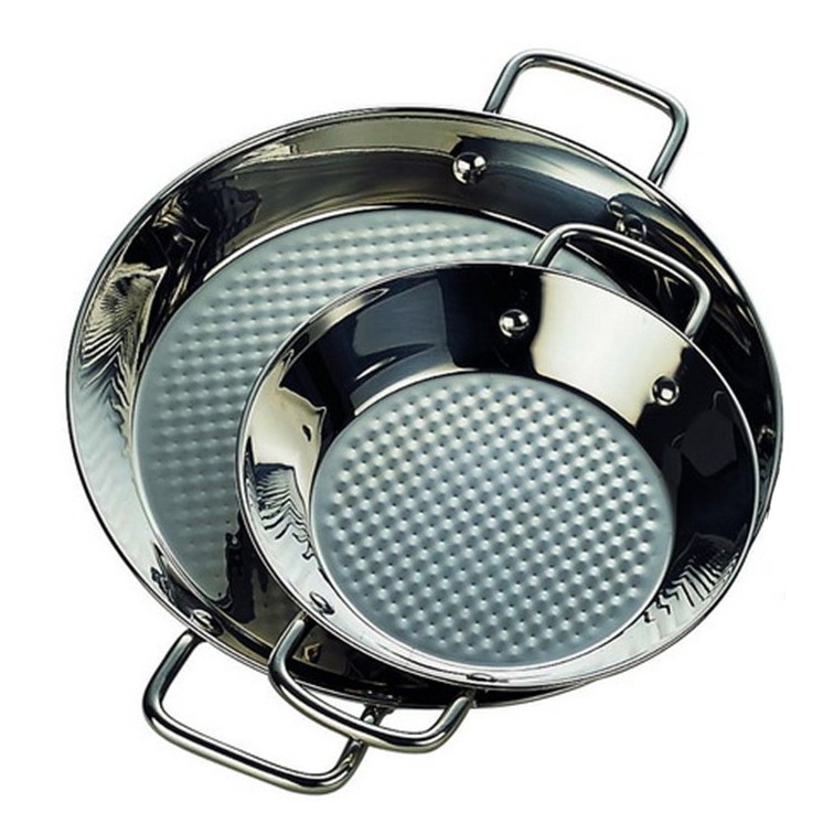 Stainless steel Paella Pan