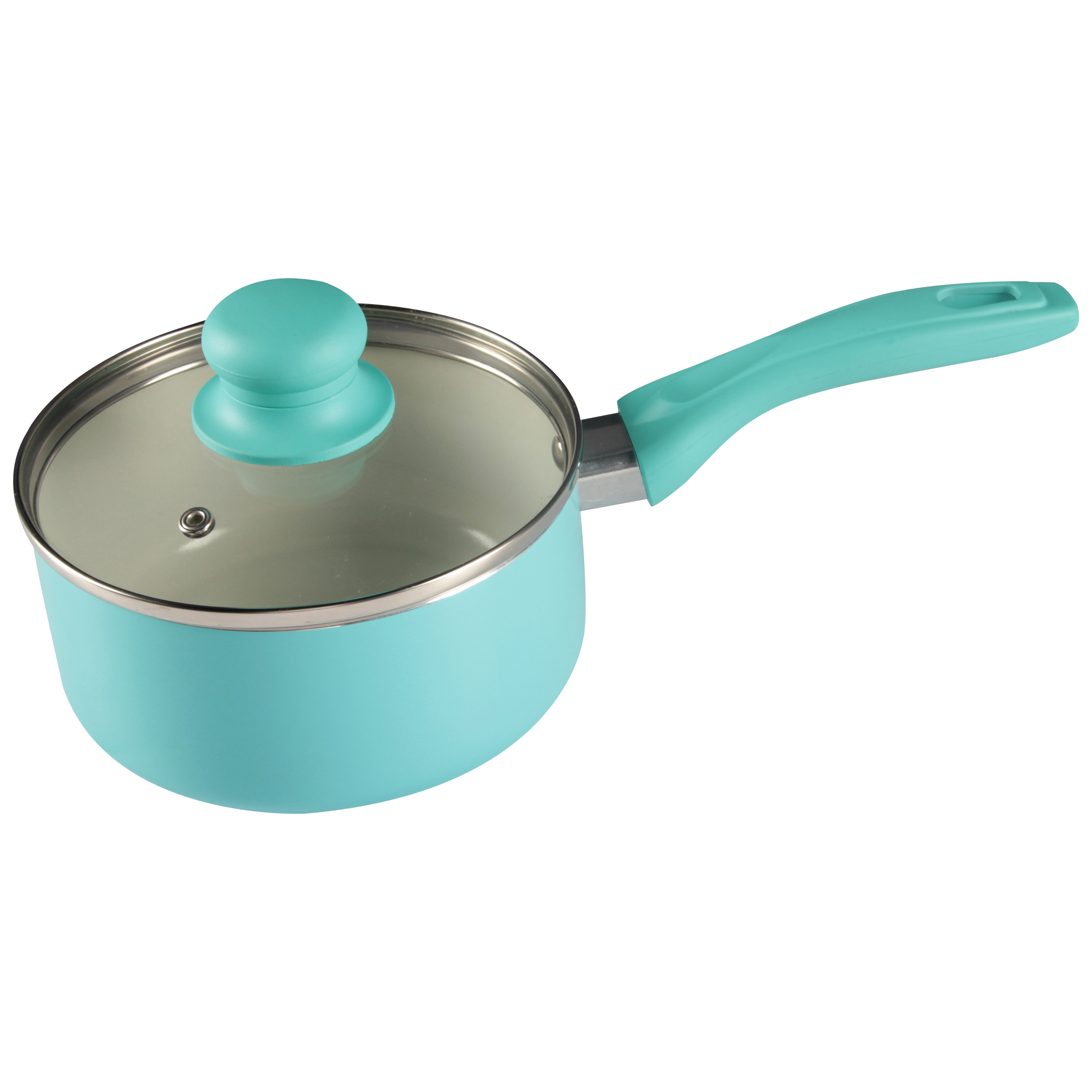 Customizable Eco-Friendly Aluminum Cookware Set Non-Stick with Ceramic Coating Includes Interior Pans Frying Pan Glass Cover