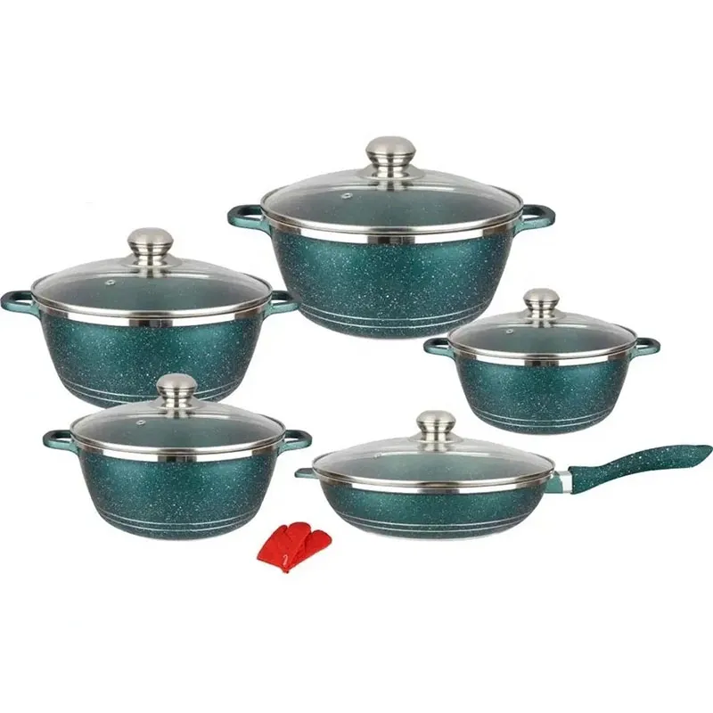 12pcs Aluminum Cookware Set