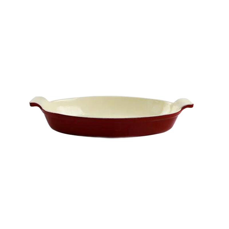 Customizable Fish-Shaped Enameled Cast Iron Baking Pan - Premium Kitchen Cookware