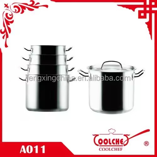 Stainless Steel Stockpot Induction Large Pot with SS Lid