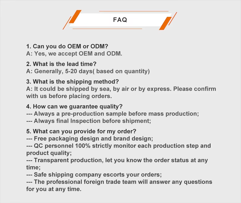 FAQ banner