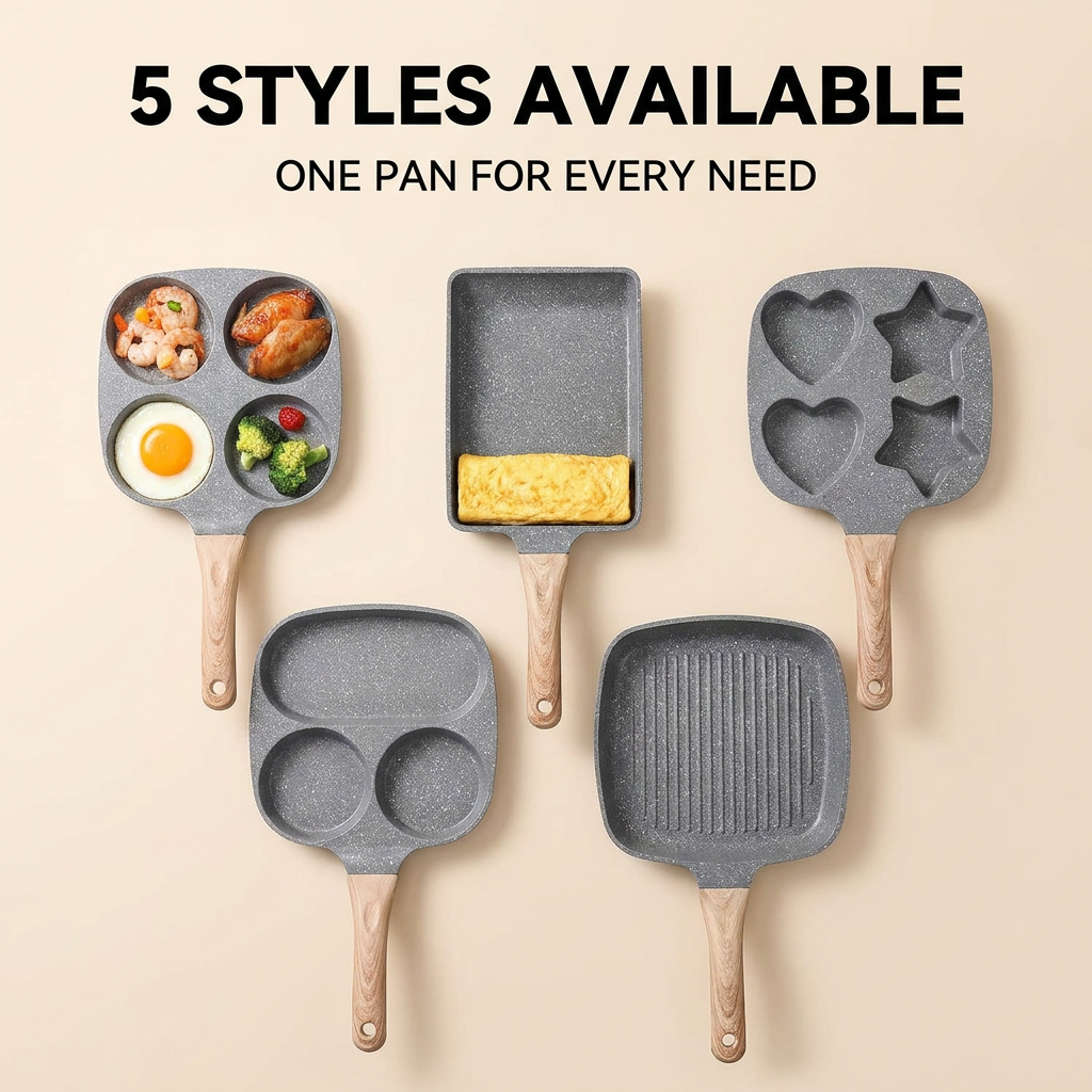 Frying Pot Pan Thickened Omelet Pan Non-stick Egg Pancake Steak Pan Cooking Egg Ham Breakfast Maker Kitchen Cookware