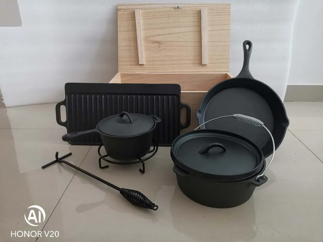 Cast Iron Camping Cookware Sets Detail 2