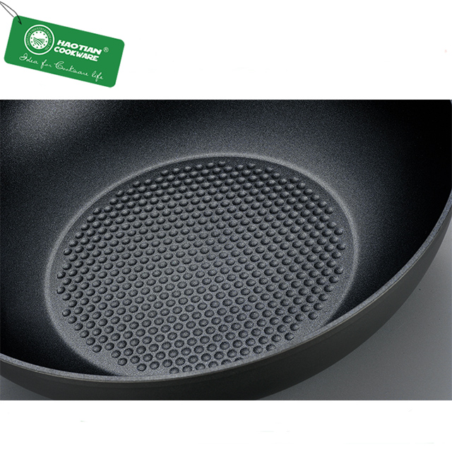 Commercial Flat Bottom Wok with Big Size for Chinese Stir-Fry Cooking