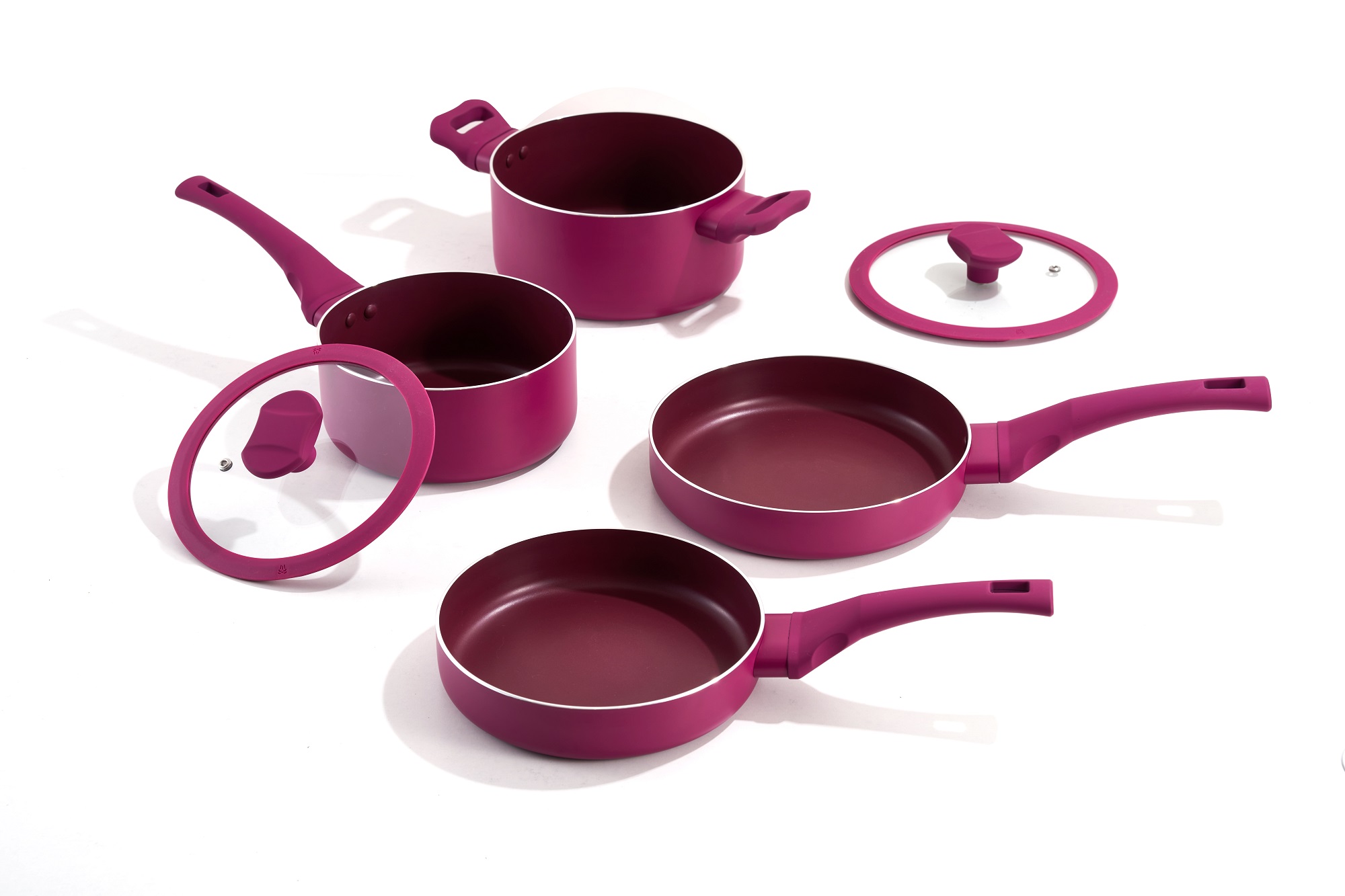 Milk Pots and Pans Casserole Restaurant Commercial Nonstick Kitchenware Cookware Set
