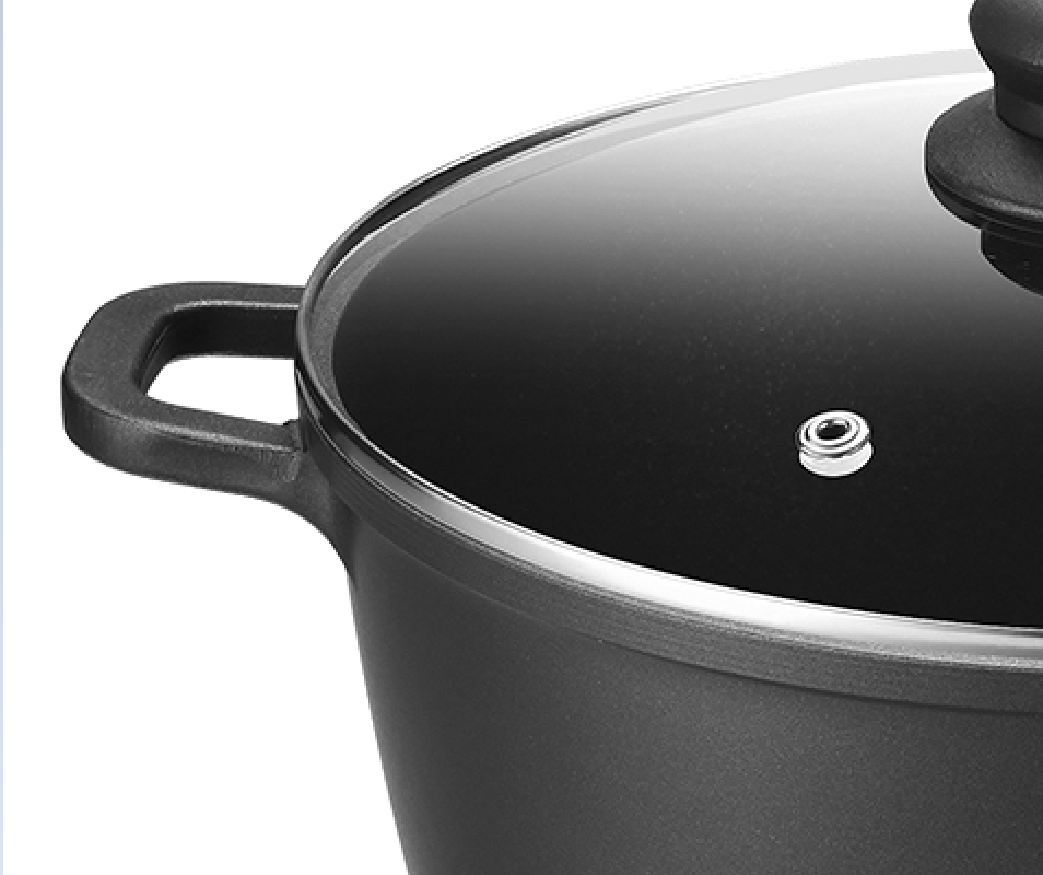 Soup &amp; Stock Pots Aluminum Home Cooking Commercial Non Stick Soup Pots with Glass Lid