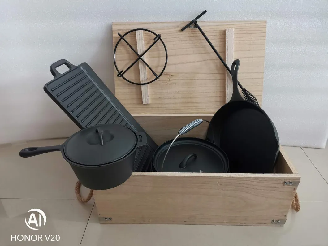 Cast Iron Camping Cookware Sets Detail 4