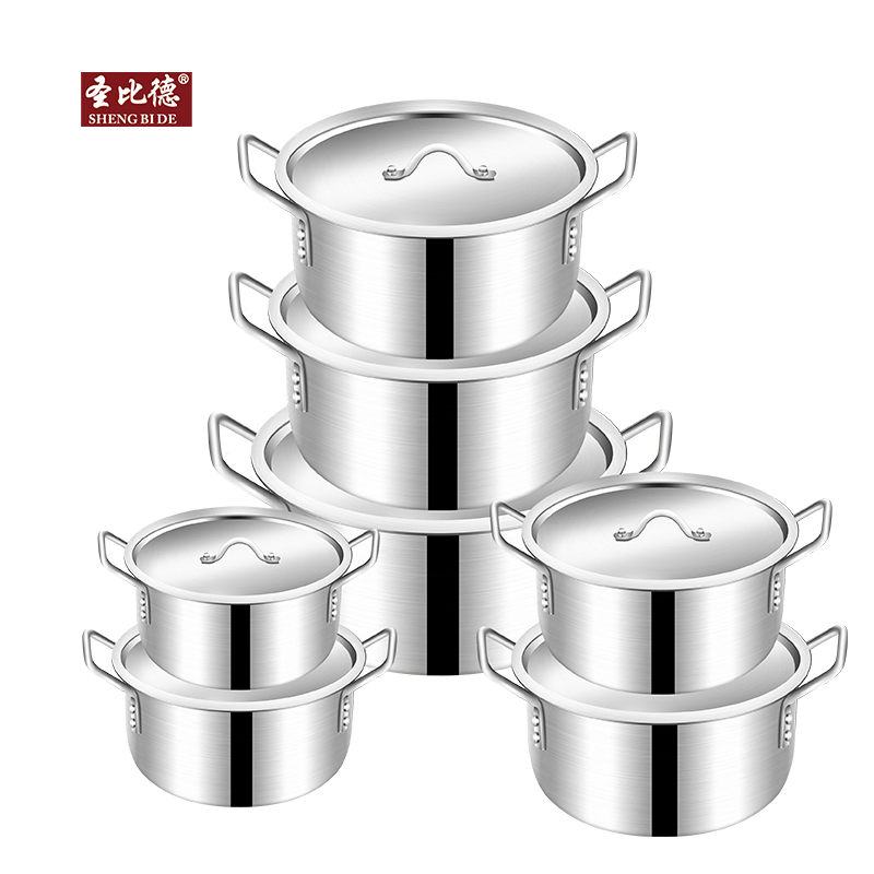 Wholesale 14PCS Kitchen Home Cooking Pot Casserole Aluminum Cookware Set