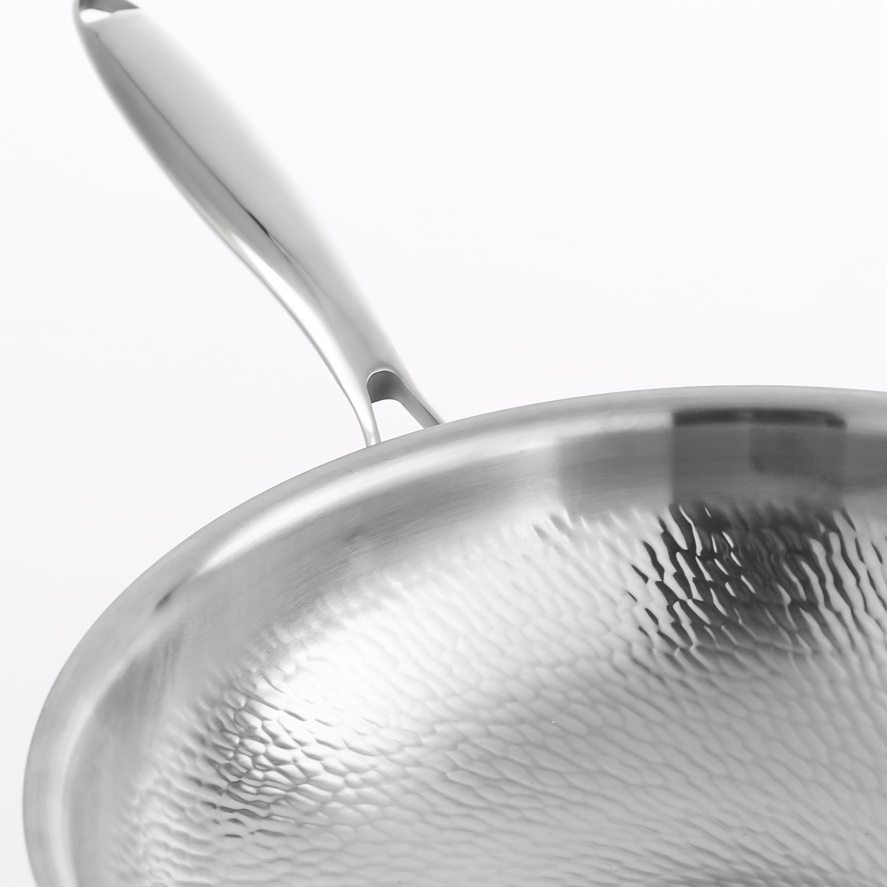 Ultra-lightweight Titanium Pan With Glass Lid Stainless Steel Pro Cookware Durable Nonstick Cookware Pots And Pans Set