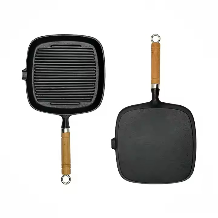 China Casting Foundry Non Stick kitchen Cookware Set Cast Iron Pots Cast Iron Cookware