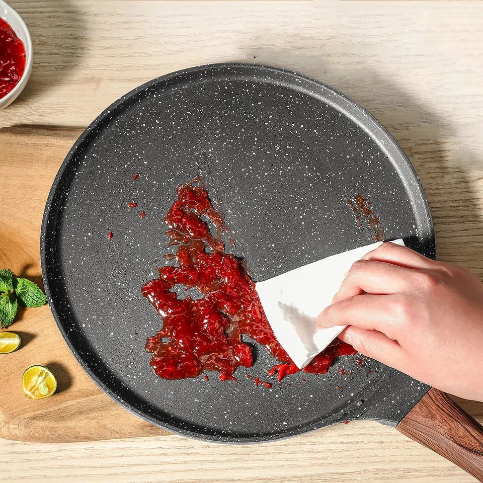 Cross-border pizza pan, non-stick frying pan, Maifan stone skillet, crepe pan, steak pan, and pancake pan, overseas frying p