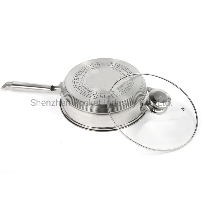 Non-Stick Fry Pan Stainless Steel Cookware Set Cooking Pot for Home