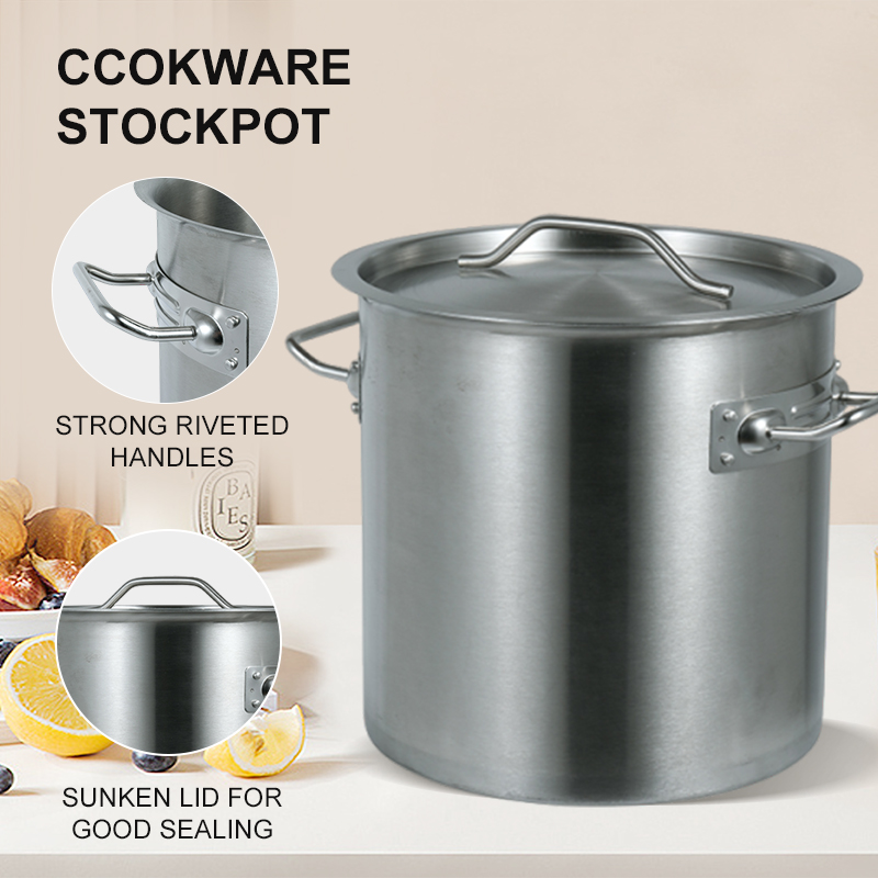 Modern Super Larger Capacity Commercial Kitchenware Cookware Stainless Steel Pot