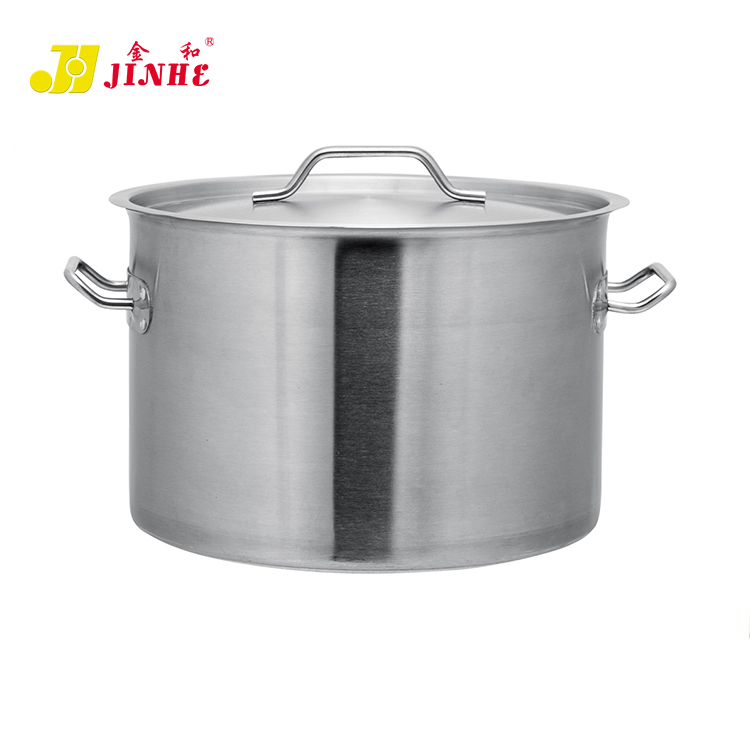 JINHE Commercial Steel Soup &amp; Stock Quality Pots Non Stick Cookware Set Big Cooking Pot