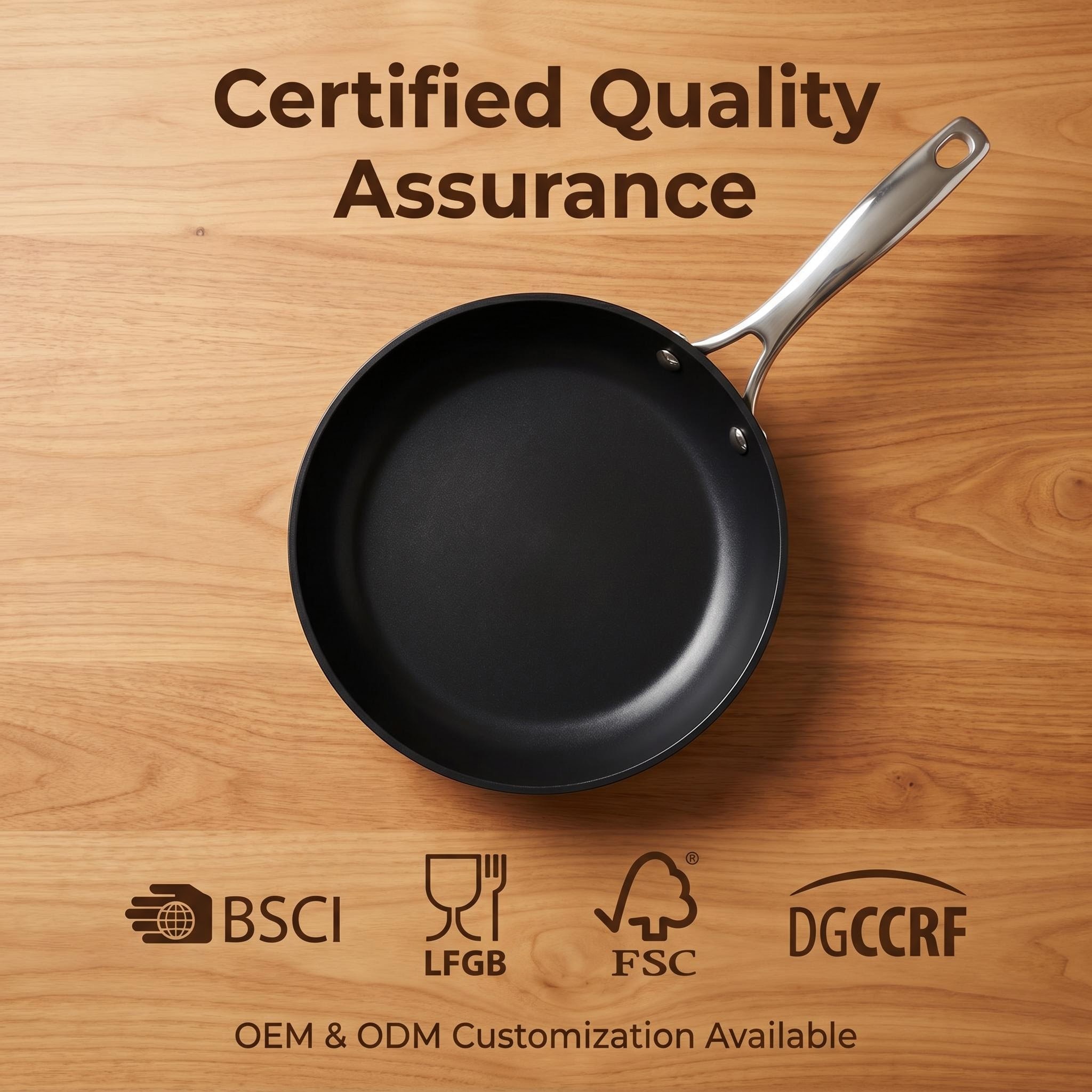 Professional Nonstick Coating Induction Cooker Compatible Aluminum Fry Pan Cookware Frying Pans with Steel Handle for Cooking
