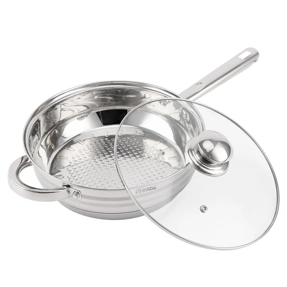 Customized Kitchen Appliance 6/8/10/12PCS Stainless Steel Kitchenware Set Cookware