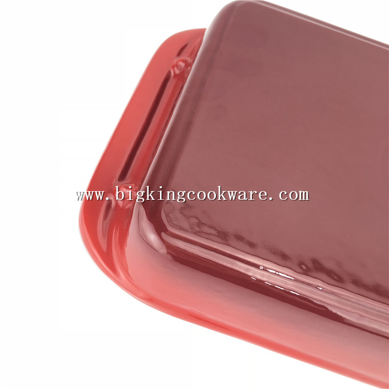FDA SGS LFGB Enamel Casserole Dish Color Cast Iron Cookware