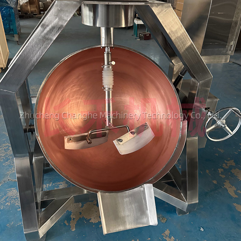 Electric Heating Copper Frying Wok for Nougat Stirring