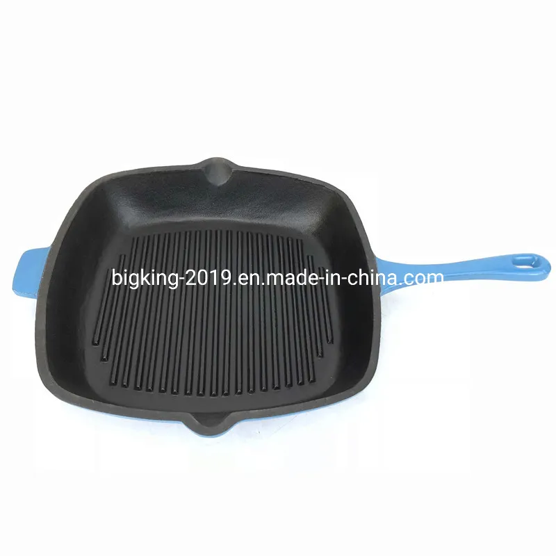 Enamel Cast Iron Round Skillet View 1