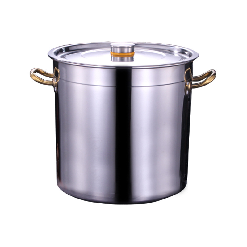 Commercial Restaurant Induction Cooker Modern Compatible Stainless Steel Soup Stock Pots Multi-Purpose Bucket Wholesale