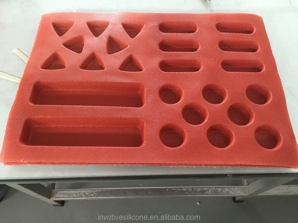Soft and Breathable Silicone Glass Fiber Baking Tray Silicone Hamburger Bread Mold Egg Tart Bakeware Mold