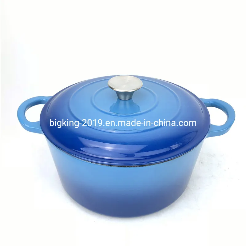 Enamel Cast Iron Round Skillet View 5