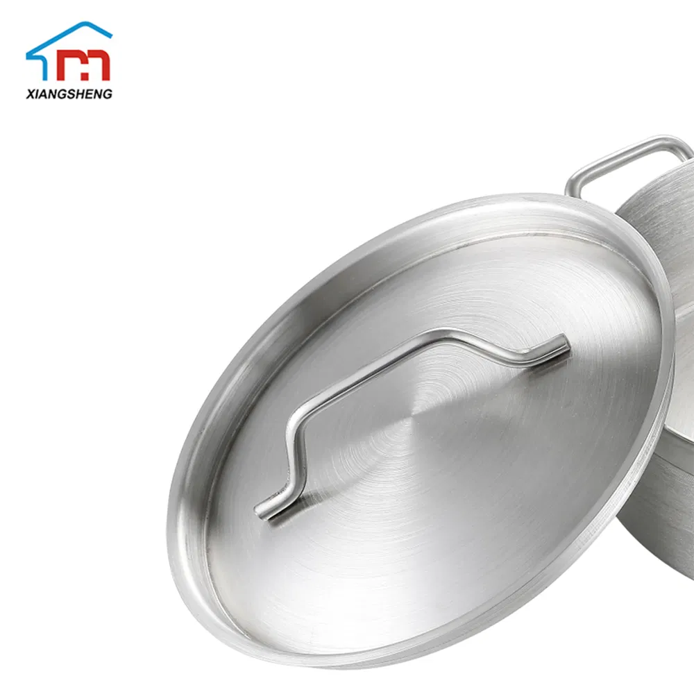 Xiangsheng 10qt Stainless Steel Brazier/Braising Pot Induction Sauce Pan Composite Soup Pan