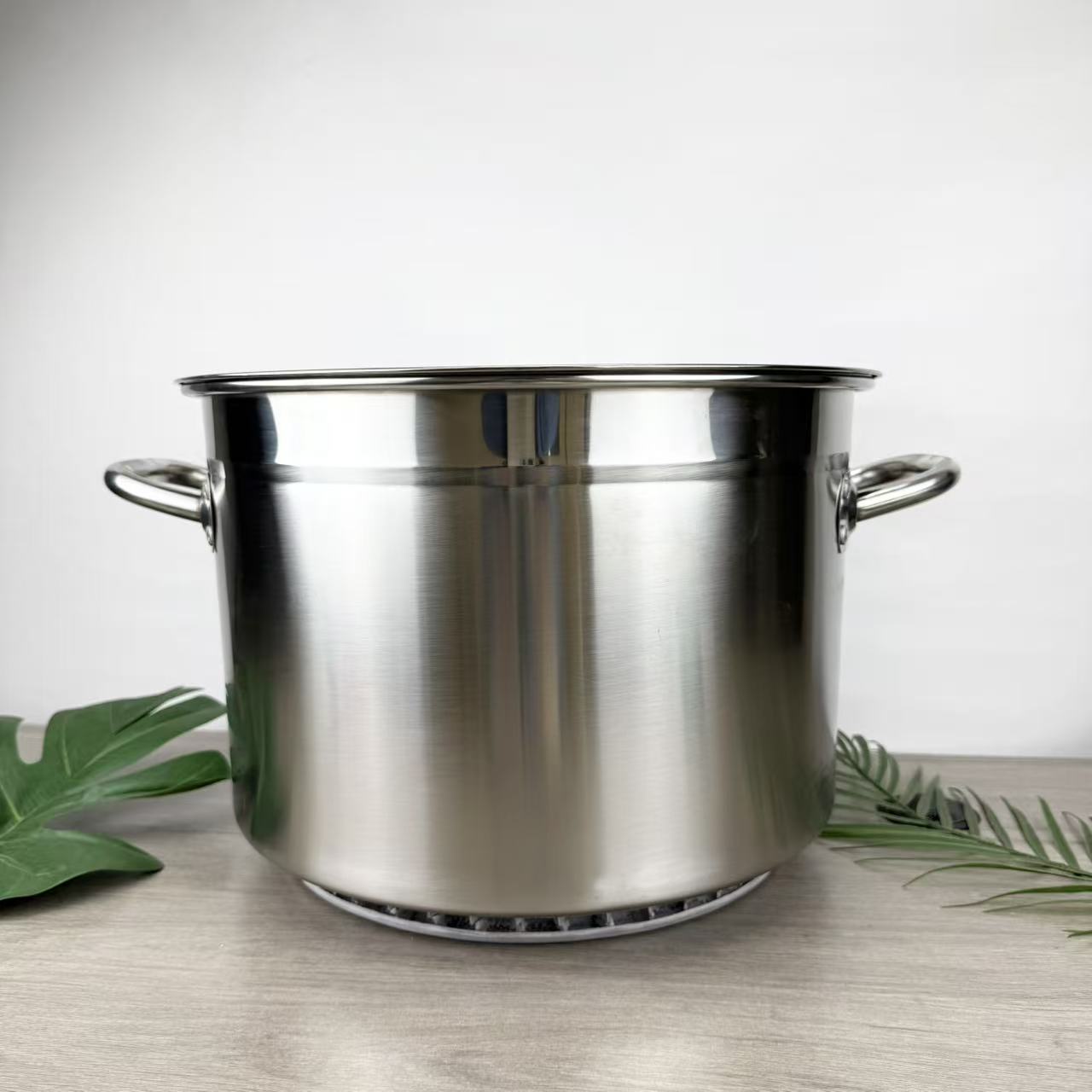 Commercial Kitchen Gas Soup Pot Stainless Steel Thickened Energy-saving Bottom Bucket Braising Liquid Bucket