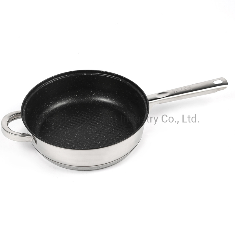 Non-Stick Fry Pan Stainless Steel Cookware Set Cooking Pot for Home
