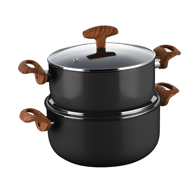 Modern 13PCS Forged Aluminum Cookware Set Commercial Restaurant Kitchen Cookpot Sustainable Metal Cookware
