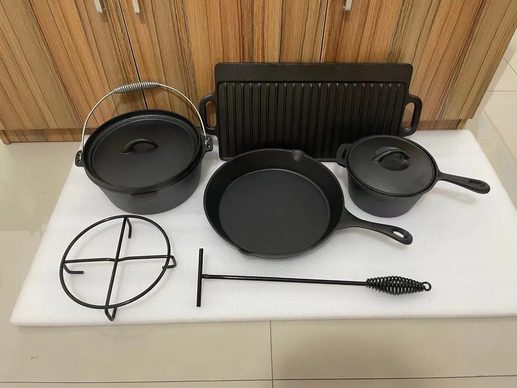 Cast Iron Camping Cookware Sets Detail 5