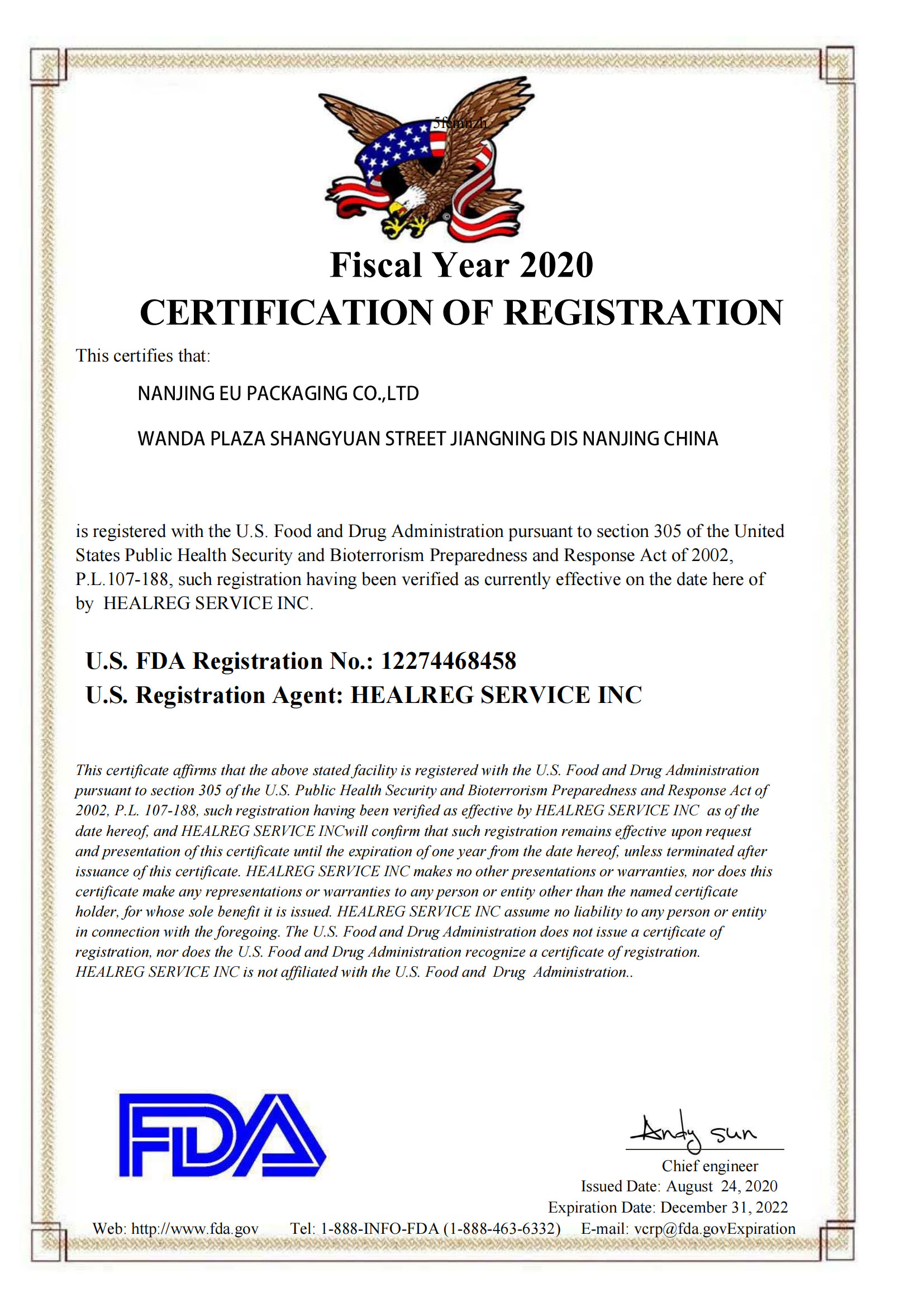 Certificate 2