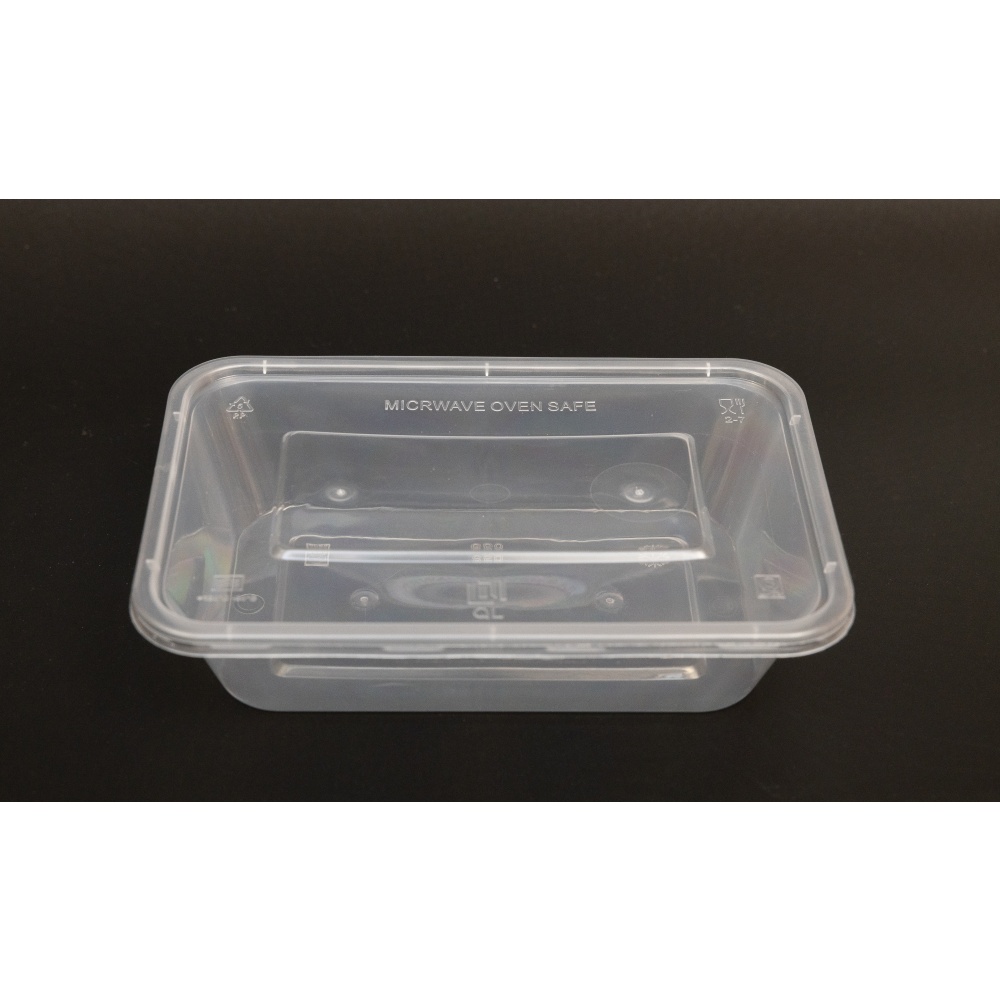 Round Rectangular PP Food-Grade Leakproof Clear Microwavable Disposable Plastic Soup &amp; Food Container To Go With Lid