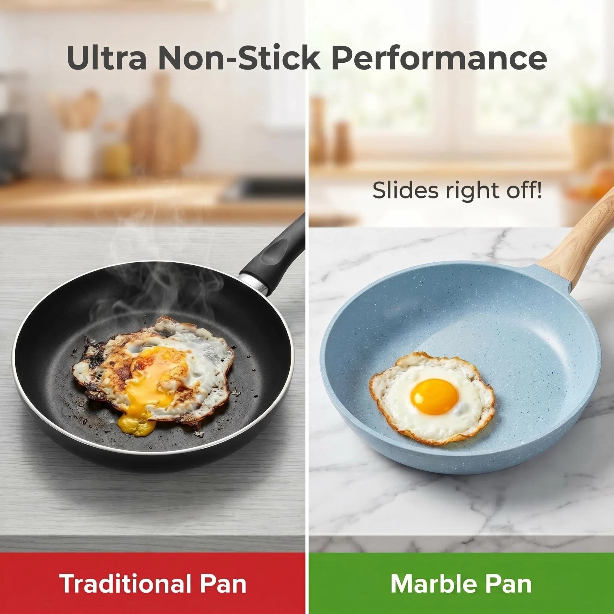 Luxury Classic Aluminum Cookware Set Non-Stick Marble Coating Frying Pan Casserole Pots Large Cooking Pot Set