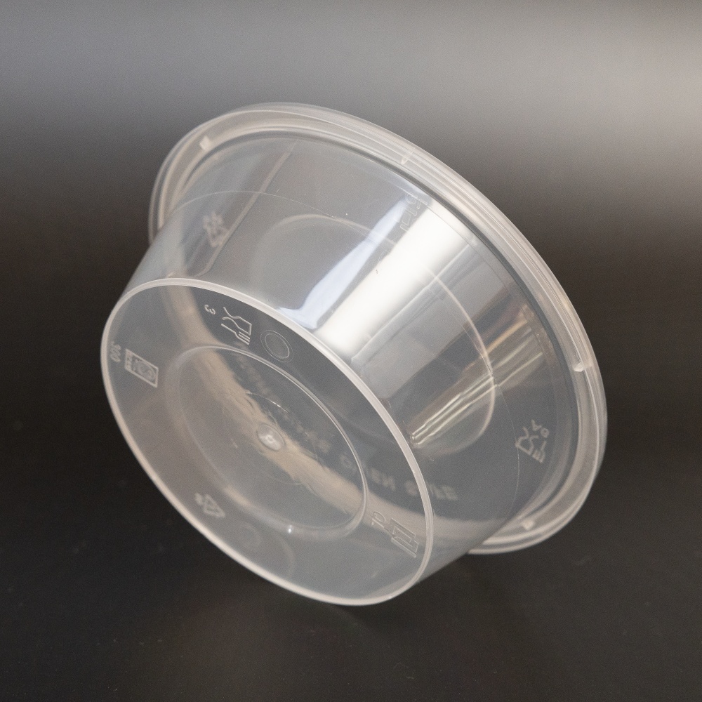 Round Rectangular PP Food-Grade Leakproof Clear Microwavable Disposable Plastic Soup &amp; Food Container To Go With Lid