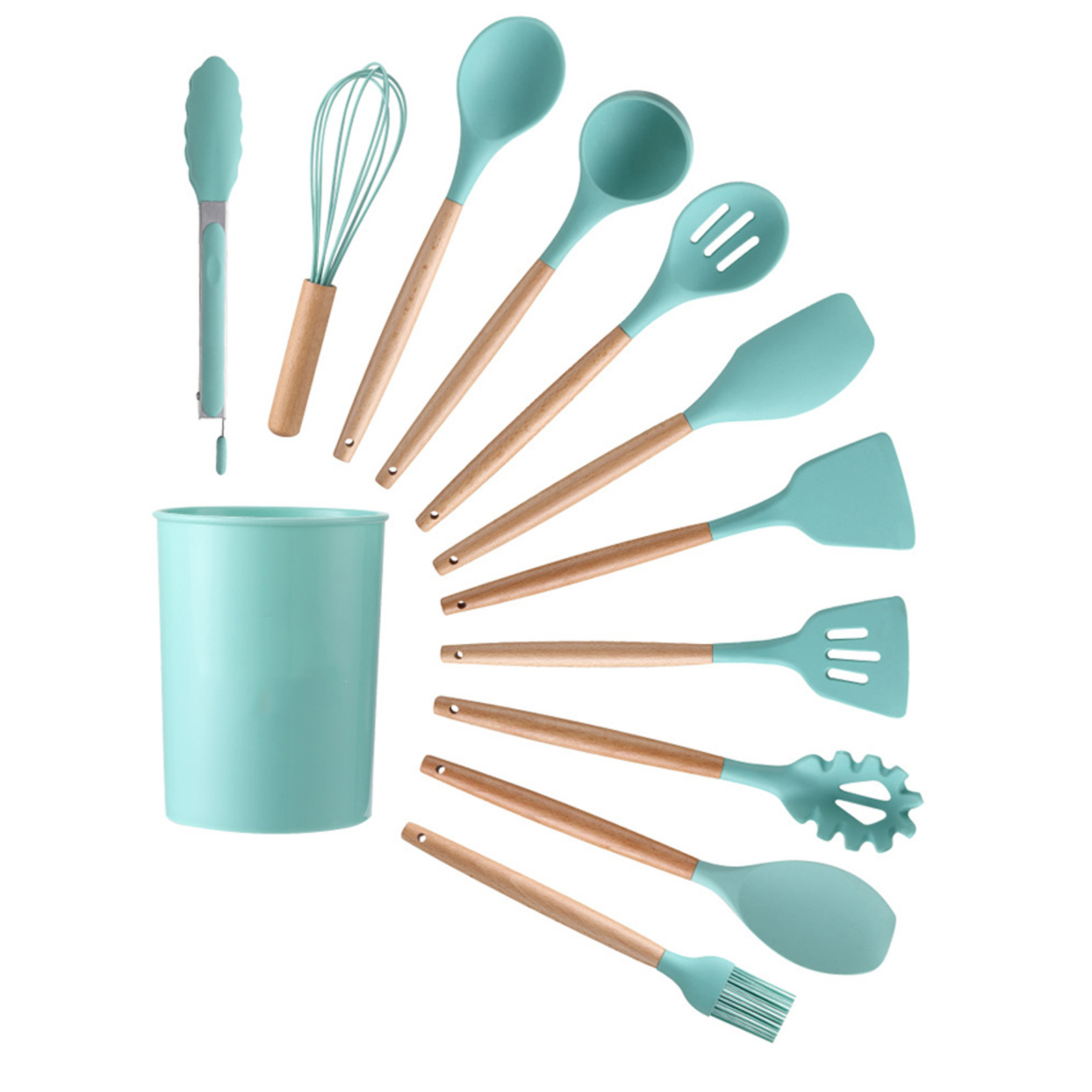Cooking Tools Utensil Sets Eco Reusable Custom Home Kitchen Cookware Silicone Kitchenware Suppliers Kitchenware Unique Products
