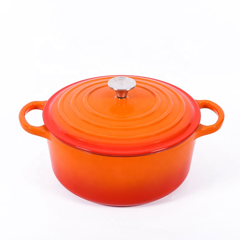Enameled Cast Iron Dutch Oven Cast Iron Cooking Pot