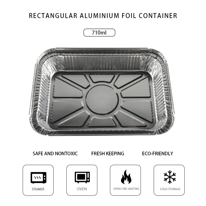 Foil container details
