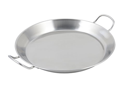 Commercial Three Layers Composite Bottom Hammered Stainless Stainless Steel Paella Pan