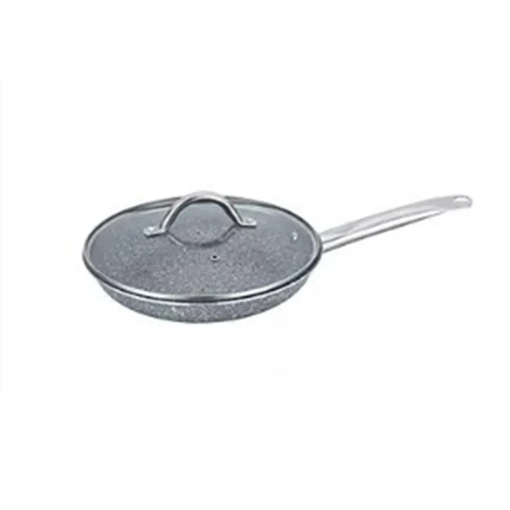 Best Selling Kitchenware Gray Granite Coating with Induction Bottom Cookware Set Non Stick Pot Pan Aluminum Cookware Sets
