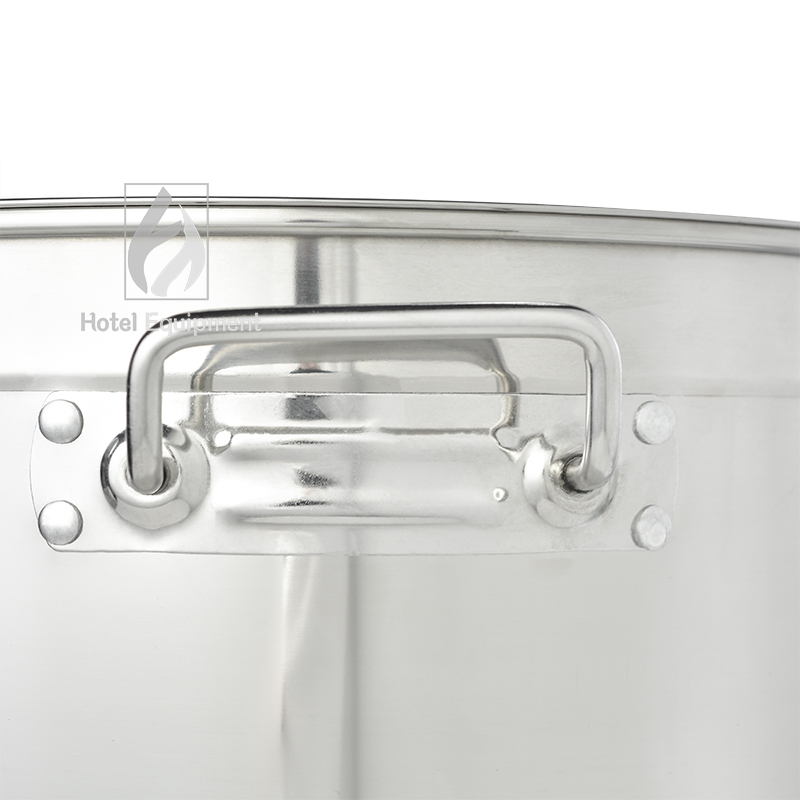 21L-170L Heavy Duty Stainless Steel Stock Pot Cooking Pot Single Wall Soup Pot