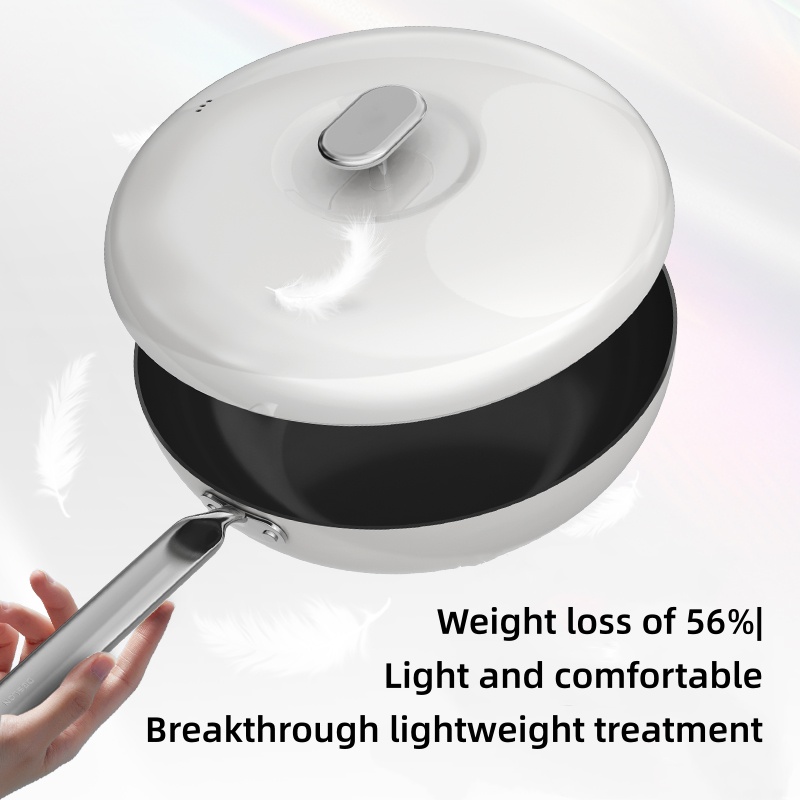 Wholesale Eco-Friendly 3-Piece Non-Stick Cookware Set Durable ADC12 Aluminum Alloy Ceramic Coating Aluminum Home Cooking Custom