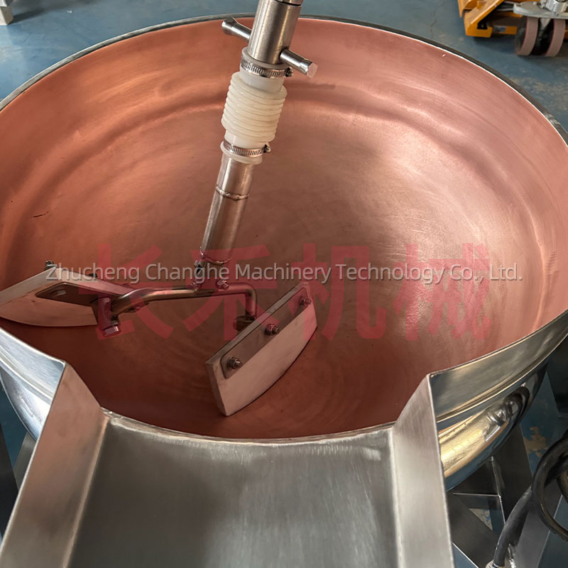 Electric Heating Copper Frying Wok for Nougat Stirring