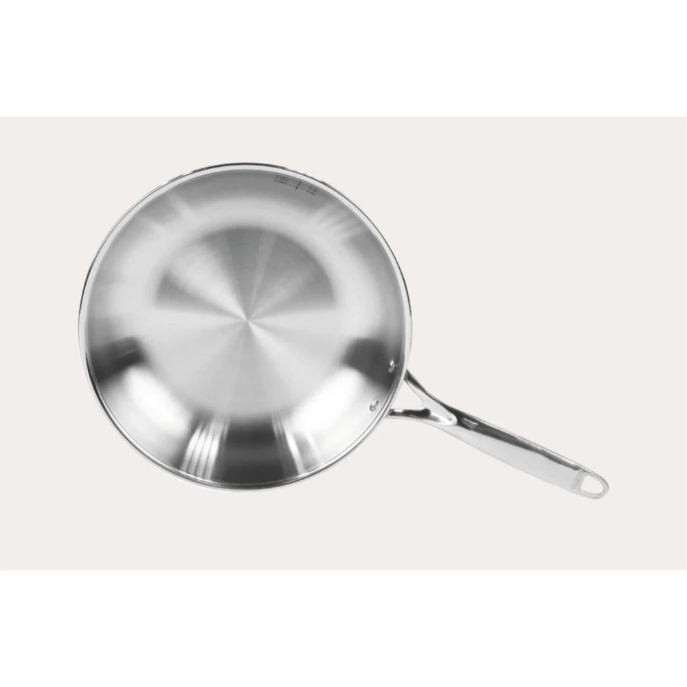 Premium Stainless Steel Honeycomb Frying Pan Non Stick Skillet with Stay Cool Handle Induction Scratch Professional Cookware