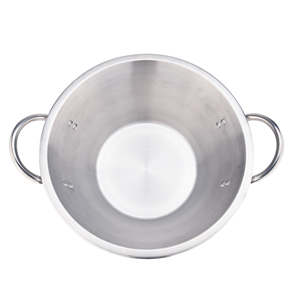 Stainless Steel Cooking Pot Set Frying High Wok Kitchen Cookware for Home Restaurant Professional Commercial Cooker