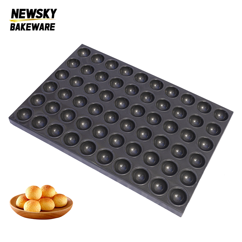 Wholesale 60 Cavity Cupcake Baking Pan Alusteel Food Grade Non-Stick Muffin Bakeware Commercial Bakery Restaurant Oven Safe
